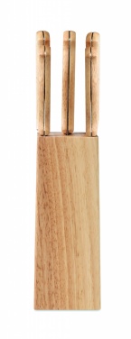 Logotrade business gift image of: 5 piece knife set in base