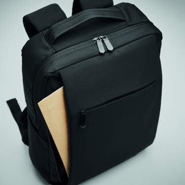 Logotrade promotional item picture of: Laptop backpack in 300D RPET
