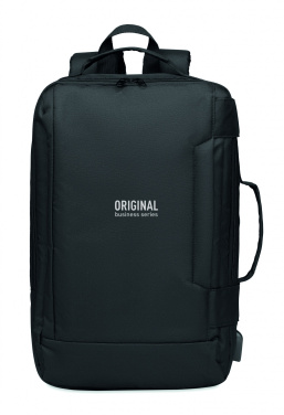 Logo trade corporate gifts image of: Laptop backpack in 300D RPET