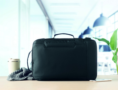 Logo trade promotional products image of: Laptop backpack in 300D RPET