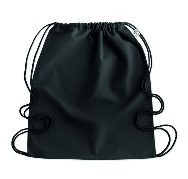 Logotrade promotional product picture of: Organic cotton drawstring bag