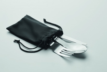Logo trade promotional products picture of: 3-piece camping cutlery set