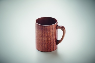 Logo trade promotional merchandise photo of: Oak wooden mug 280 ml