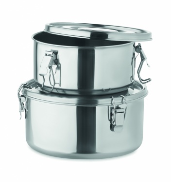 Logotrade promotional products photo of: Set of 2 stainless steel boxes