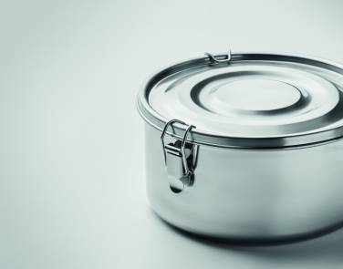 Logo trade promotional gifts picture of: Set of 2 stainless steel boxes