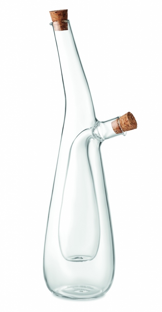 Logo trade promotional products image of: Glass oil and vinegar bottle