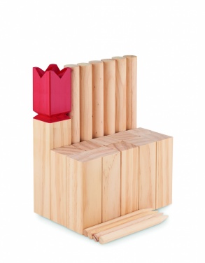 Logo trade corporate gifts picture of: Pinewood outdoor throwing game