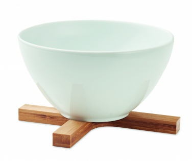 Logo trade promotional merchandise photo of: Bamboo foldable pot stand