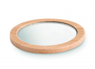 Logotrade promotional items photo of: Bamboo make-up mirror