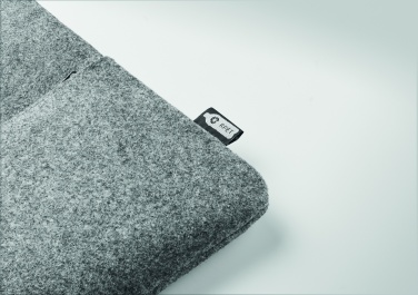 Logo trade advertising products picture of: RPET felt zipped laptop bag