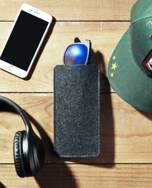 Logo trade advertising products picture of: RPET felt glasses case