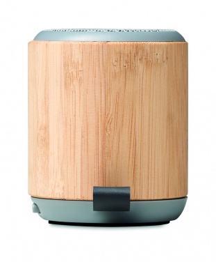 Logo trade promotional item photo of: 5.3 wireless bamboo speaker