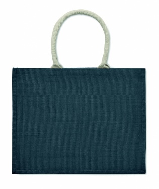 Logo trade promotional merchandise image of: Jute bag with cotton handle