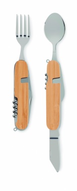 Logo trade corporate gifts image of: Multifunction cutlery set