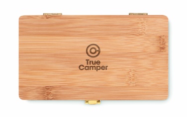 Logotrade advertising product picture of: 21 pcs tool set in bamboo case