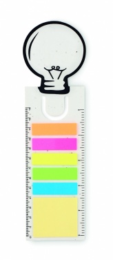 Logo trade corporate gift photo of: Seed paper bookmark w/memo pad