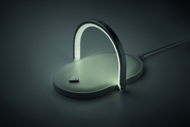 Logo trade corporate gifts picture of: Light and wireless charger 10W
