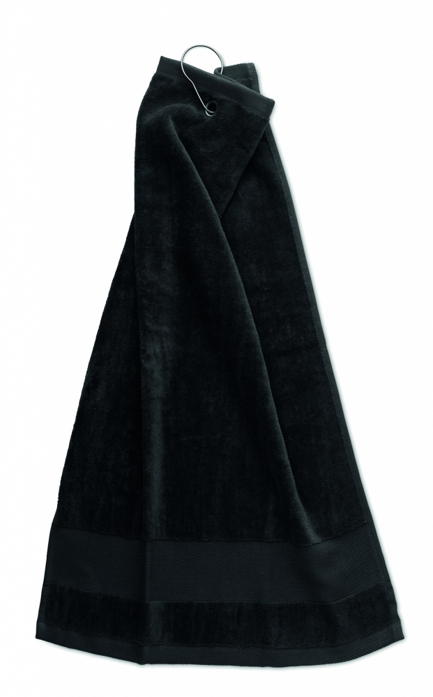 Logotrade promotional product picture of: Cotton golf towel with hanger