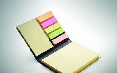 Logo trade promotional items picture of: Bamboo sticky note memo pad