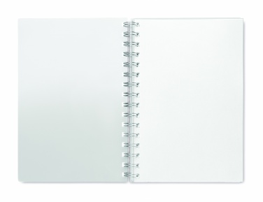 Logotrade promotional item picture of: A5 RPET notebook recycled lined