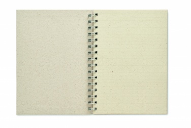 Logo trade corporate gifts image of: A5 grass notebook 80 lined