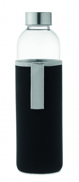 Logo trade corporate gift photo of: Glass bottle in pouch 750ml