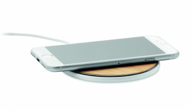 Logotrade promotional giveaway picture of: Bamboo wireless charger 10W