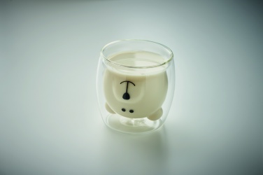 Logo trade corporate gifts image of: Double wall borosilicate mug