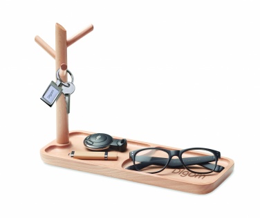 Logo trade promotional products image of: Wooden organizer tray