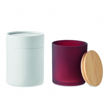 Logotrade corporate gift image of: Plant based wax candle 280 gr