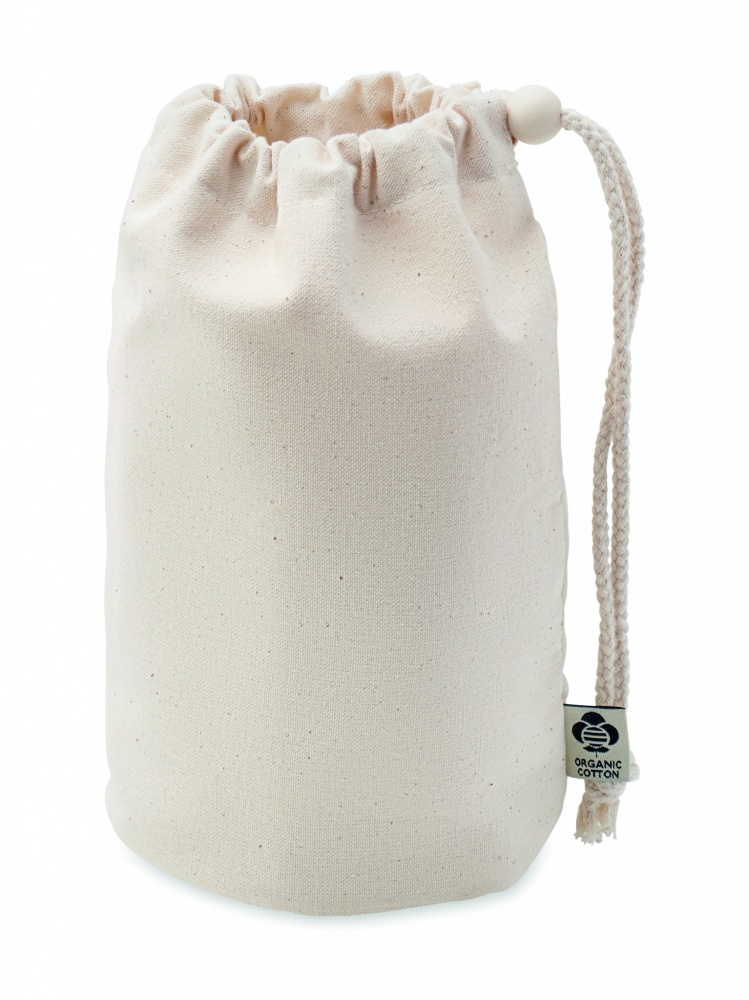 Logo trade promotional merchandise picture of: Small Organic cotton bag