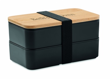 Logotrade promotional product picture of: Lunch box in PP and bamboo lid