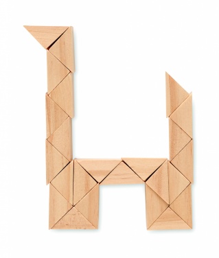 Logotrade corporate gift image of: Wooden puzzle/brain teaser