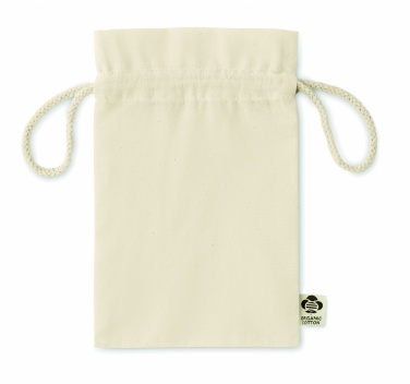 Logotrade promotional item picture of: Small organic cotton gift bag