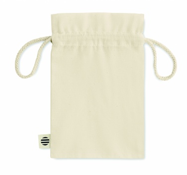Logo trade business gift photo of: Small organic cotton gift bag
