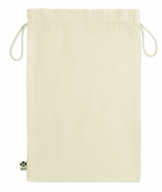 Logo trade business gifts image of: Large organic cotton gift bag
