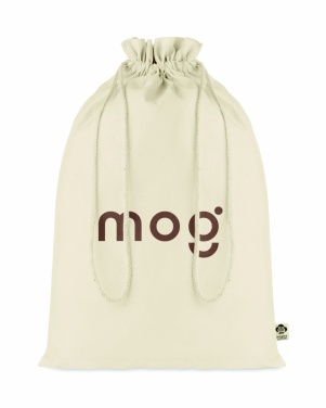 Logo trade promotional gifts image of: Large organic cotton gift bag