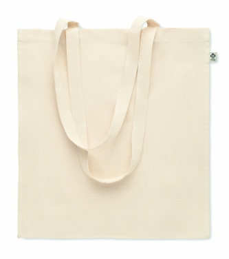 Logo trade promotional merchandise picture of: Organic cotton shopping bag