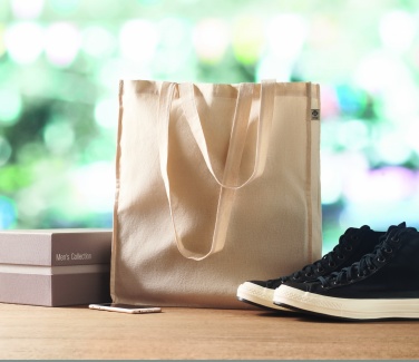 Logotrade corporate gift picture of: Organic cotton shopping bag