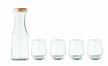 Logotrade promotional gift image of: Set of recycled glass drink