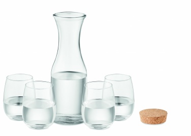 Logotrade business gift image of: Set of recycled glass drink