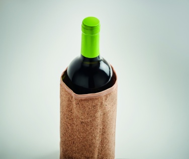 Logo trade promotional gifts picture of: Soft wine cooler in cork wrap