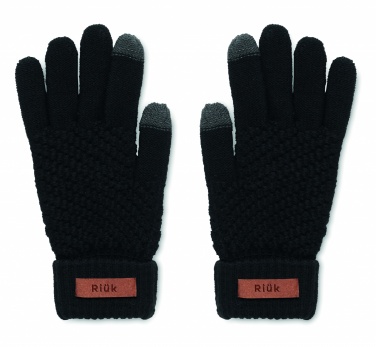 Logo trade corporate gift photo of: Rpet tactile gloves