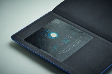 Logo trade promotional giveaways image of: A5 recycled page notebook