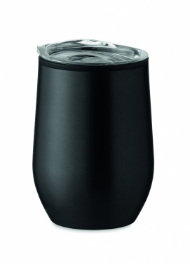 Logo trade promotional giveaways image of: Double wall travel cup 350 ml