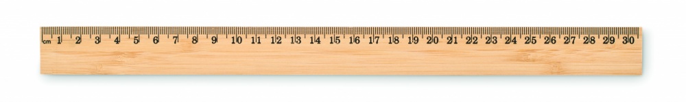 Logotrade promotional items photo of: Ruler in bamboo 30 cm
