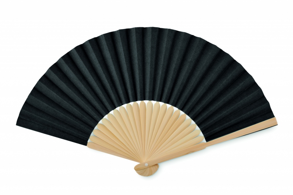 Logo trade promotional item photo of: Manual hand fan