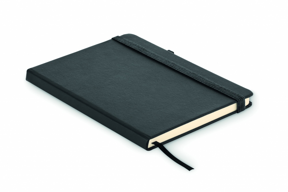 Logo trade corporate gifts picture of: Recycled Leather A5 notebook