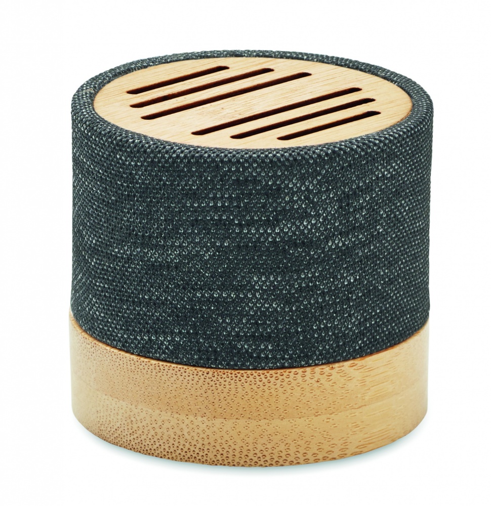 Logotrade promotional merchandise photo of: Bamboo RPET wireless speaker