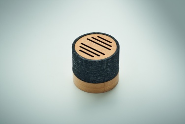Logotrade promotional merchandise picture of: Bamboo RPET wireless speaker